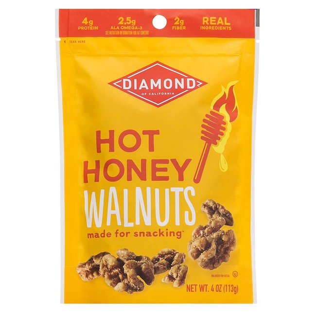 Diamond of California Hot Honey Walnuts, 4 Ounce