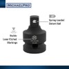 MichaelPro 4-Piece Impact Socket Adapter & Reducer Set, Chrome Molybdenum
