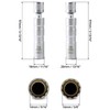 QWORK 14mm&16mm Magnetic Swivel Spark Plug Socket, Thin Wall Magnetic