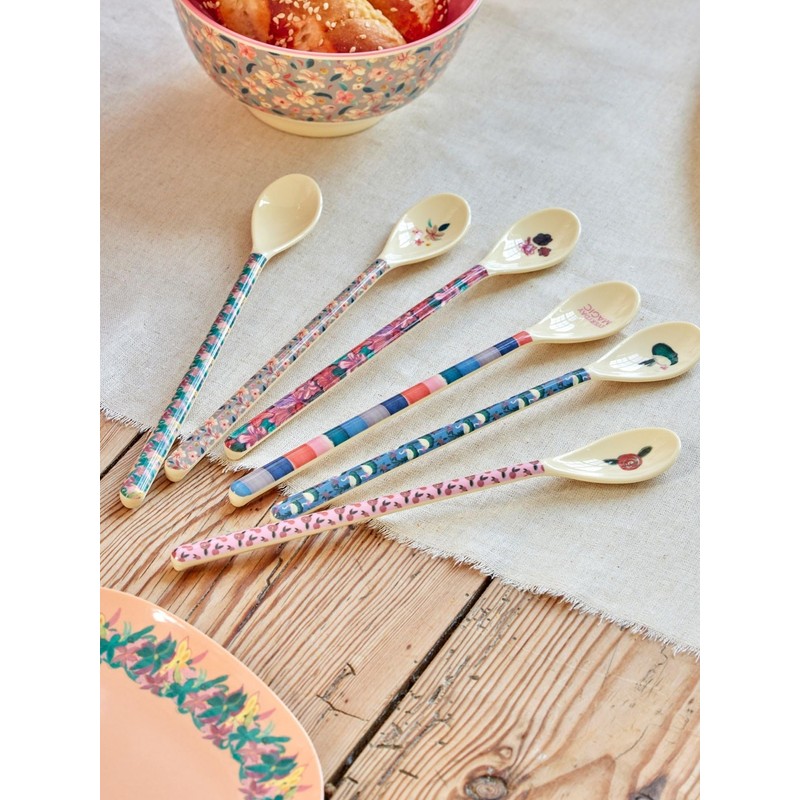Rice Latte Melamine Spoon A New York Minute Prints Print