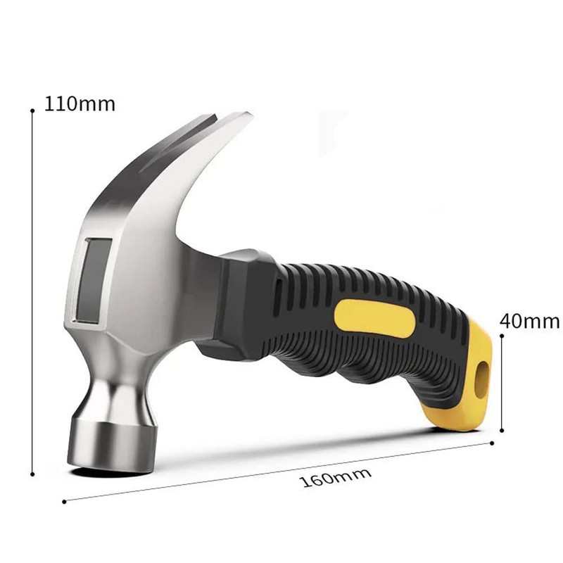 Claw Hammer for Nails, Heavy Duty Small Hammers, Compact for