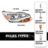 SOCKIR Headlight Assembly fit 2012-2014 Ford Focus OE Style Headlamp