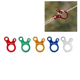 10 Stück 3 Loch Seilspanner Camping Aluminiumlegierung Wind Seil Schnalle Zeltleinenspanner Guyline Tensioner Windseilschnalle Adjuster Seilspanner Camping-zubehör mit Aufbewahrungstasche