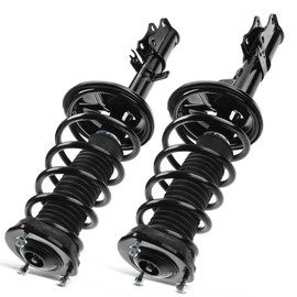 A-Premium Rear Pair (2) Complete Strut & Coil Spring Assembly Compatible with Toyota Camry 1992 1993 1994 1995 1996 L4 2.2L, Driver and Passenger Side