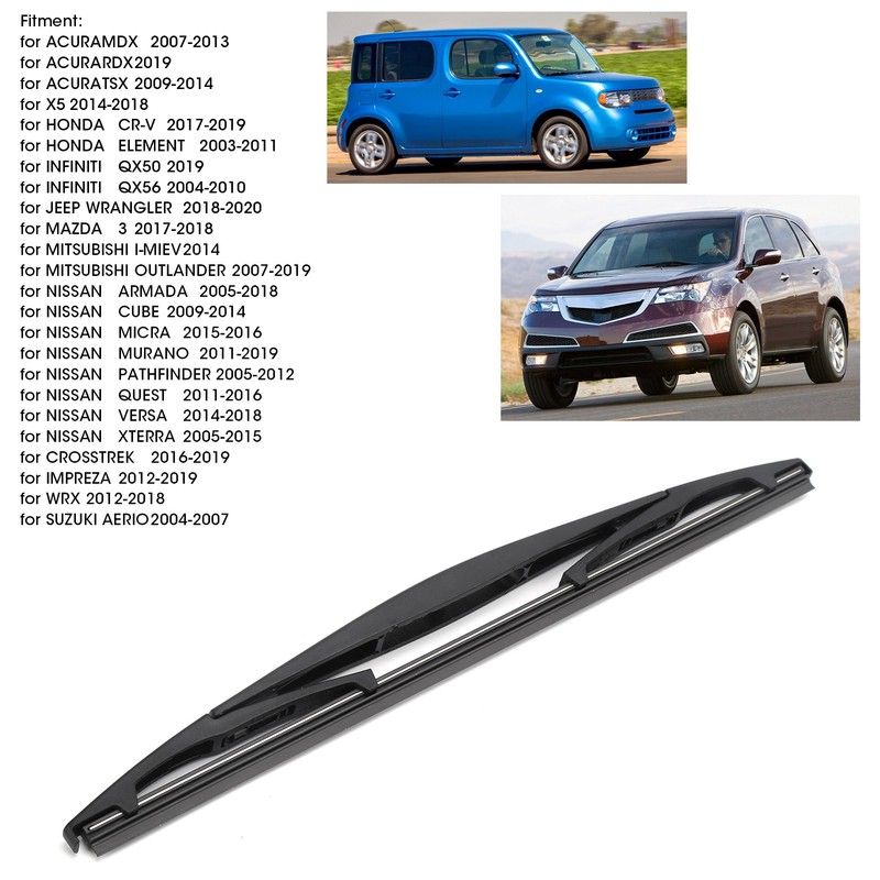 Windshield Rear Wiper Blade 76730‑S3N‑003 304mm/12in Length for NISSAN ARMADA/CUBE/