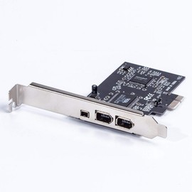 QNINE Firewire Card, PCIe Firewire Adapter for Windows 10, 3 Ports IEEE 1394 PCI Express Controller Card for Desktop PC Windows 7 (Not Compatible with HP and Dell)
