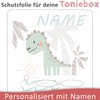 TheSmartGuard Protective film suitable for the Toniebox, foil sticker, dinosaur