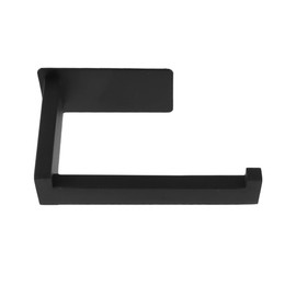 Ieron Toilettenpapierhalter ohne Bohren, Selbstklebender Edelstahl Toilettenpapierhalter Papierhalter mit 2 Stück Handtuchhaken für Badezimmer Küche (schwarz)