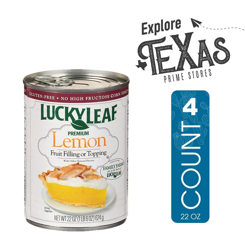 Lucky Leaf 4-Pack of Premium Pie Filling or Topping 22