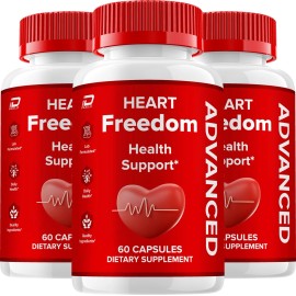 Heart Freedom (3 Pack) Heart Freedom Capsules – HeartFreedom All Natural Glycogen Support
