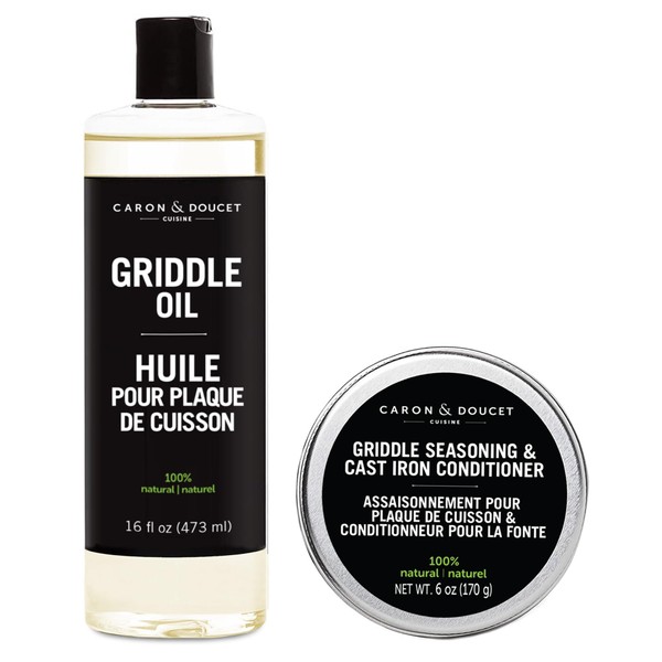 CARON & DOUCET - 100% Plant-Based Griddle Oil & Seasoning
