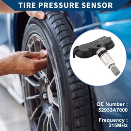 Hihaha No.52933A7000 Tire Pressure Sensor for Kia Forte 2014-2018 Tire Pressure Monitoring Sensor 1 Pc
