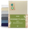 Dreamzie Premium Fitted Sheet 70 x 160 cm Beige, Fitted