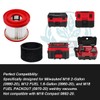 1 Pack 49-90-1900 HEPA Filter Replacement for Milwaukee M18 0780-20/0880-20