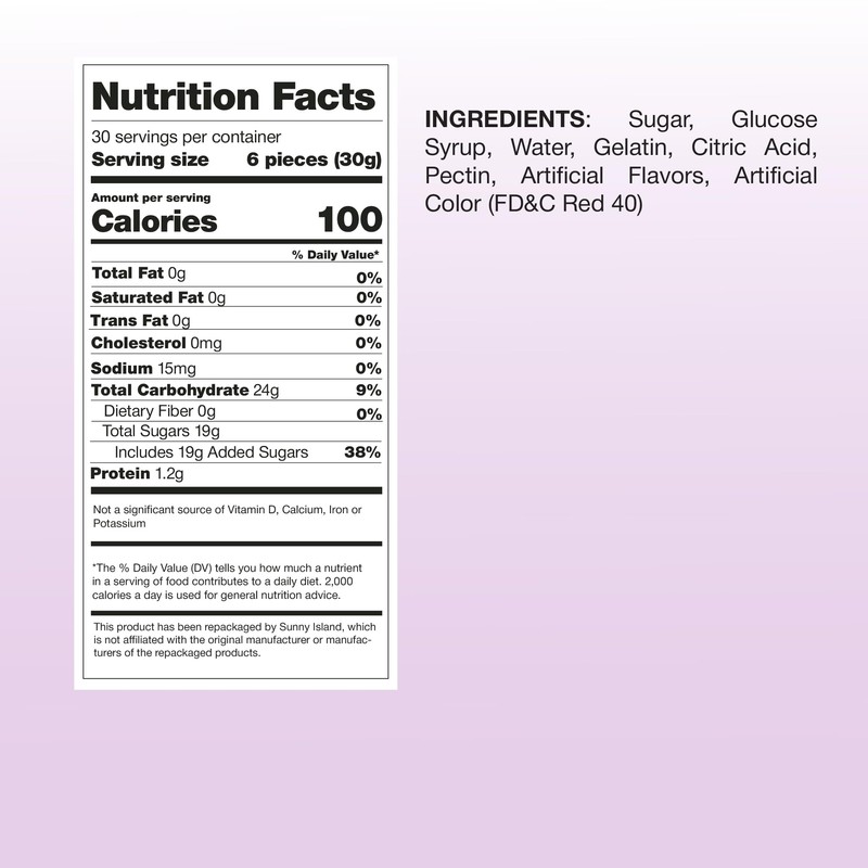 Strawberry Puffy Gummies | 2-Pound Bag | Pink Baby Shower