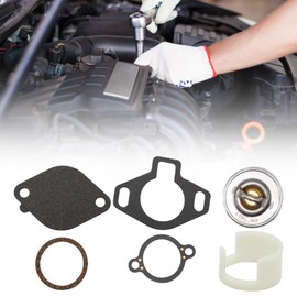 807252Q5 Boat Thermostat Kit w/Sleeve Compatible with MerCruiser 160° 4.3L 5.0L 5.7L 7.4L 8.2L 1987 Up Replaces# 18‑3647 807252T5