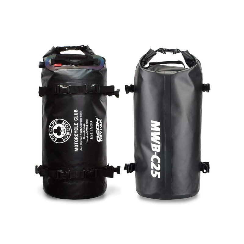 ACE CAFE x OSAH DRYPAK WATERPROOF TAILPACK BLACK