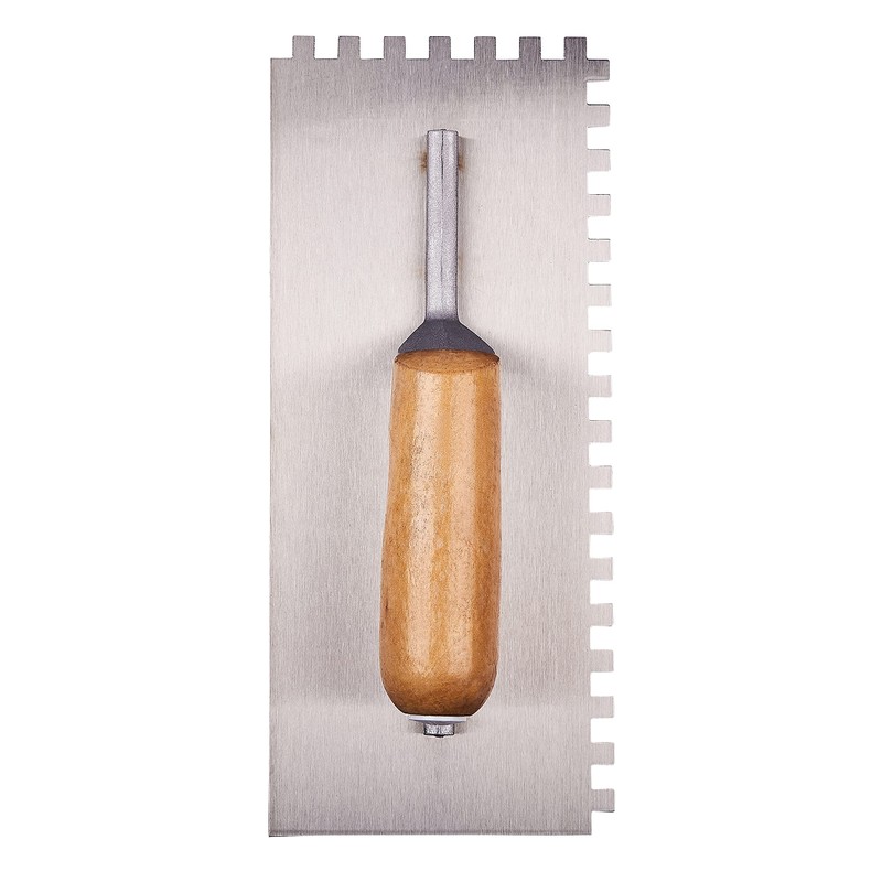 Amtech G1610 280mm (11") Notched Float Trowel with Wooden Handle