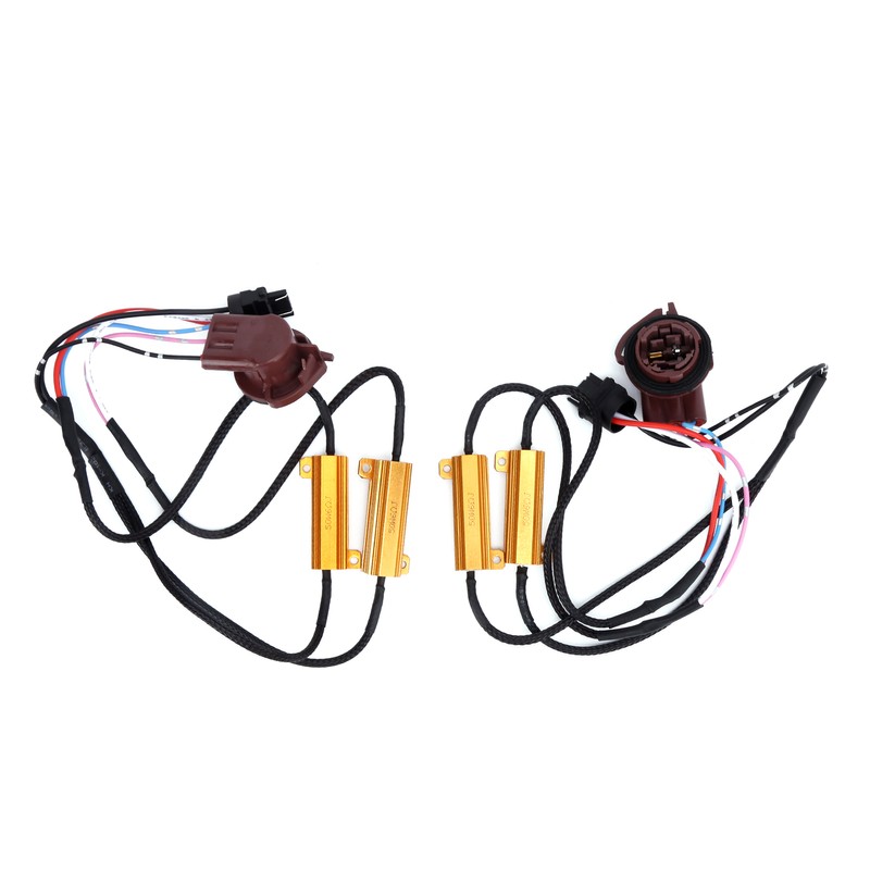2pcs 3157A LED Decoder 50W Load Resistor Flash Error Free