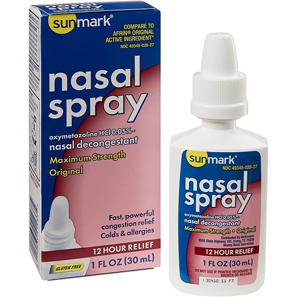 Sunmark Nasal Spray Original - 1 oz, Pack of 4