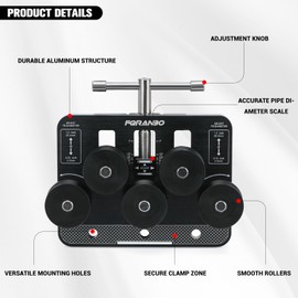 Tubing Straightener, Brake Line Straightener, Tube Straightener for 3/16" - 1.0" Diameters, Fuel Line and Aluminum, Copper, Stainless Steel Tubing