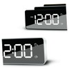 STOBAZA LED Alarm Clock with Music Snooze Function Backlight Modern