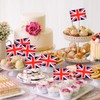 SHATCHI Union Jack Toothpicks British Sandwich Flags Food Cupcake Cocktail