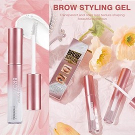Gel Transparente para Cejas Resistente al Agua- Fijación de Larga Duración | Fijación de Larga Duración, Líquido para Estilizar, Potenciador de Cejas,