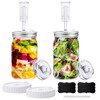 Galssmagic 32 oz Fermentation Jar,2 Pack Fermentation kit with Fermenting