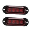 Qiilu LED Side Marker Tail Light Liquidación Lámpara Remolque Camión