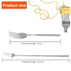 Extendable Fork, Telescoping Marshmallow Roasting Fork Stainless Steel Long Handle