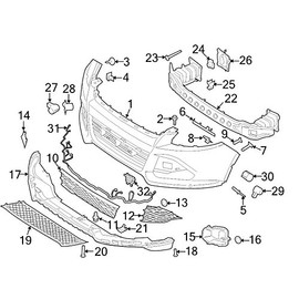 Genuine Ford Parts - Wire - Parking Distance Aid Se (DV6Z-15K867-C)