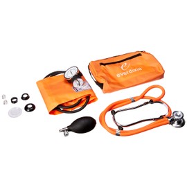 Dixie Ems Blood Pressure and Sprague Stethoscope Kit (Orange)