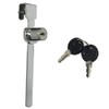 WOOCH Sliding Glass Door Ratchet Lock with Chrome Finish, Keyed