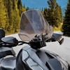 SAUTVS Dark Tinted Wider Adventure Adjustable Windshield for Can-Am Ryker,