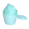 Baby Shampoo Cup Cute Kid Wash Hair Bathing Flusher Eye(/8.27x4.21x5.91in)(Green)