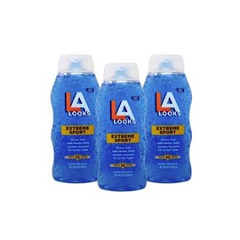 3 Pack La Looks Absolute Styling Extreme Sport Level 10 Triactive Hold 20 Oz Ea