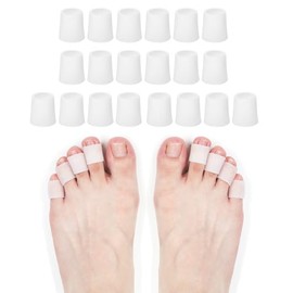Camina sin dolor gracias a Hpmjz: 20 piezas dedales ergonómicos de Silicona Gel ideales para tratar callos y durezas, ampollas y roces de forma efectiva. Mejora tu salud