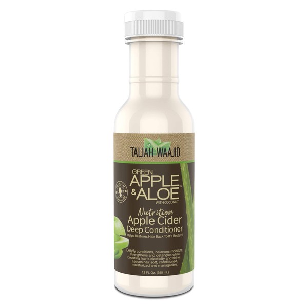 Taliah Waajid Green Apple Aloe with Coconut Nutrition Apple Cider Deep Conditioner 12oz