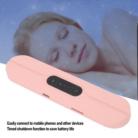 Pillow Speaker Bone Conduction Stereo, Bluetooth Mini Sleep Speaker with 10 Sound Effects & LED Screen Display Timer Function for Side Sleeper, Deep Sleeping, Meditation,