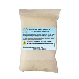 8oz Medium Water Storing Polymer Crystals Quencher for Crickets Roaches Worms etc …