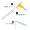 Kisangel Camping Tent Stakes 10 Pack Steel Ground Nails Large