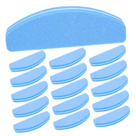 Ipetboom 20pcs Sponge Buffers for Manicure Half-moon Shaped Nail Trimming Files and Sanding Sponge Material
