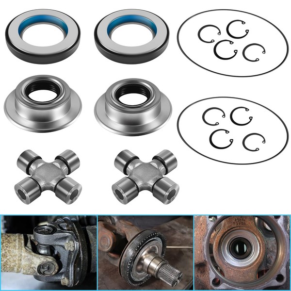 Front Axle Shaft U Joint Kit & Vaccum Knuckle Seal