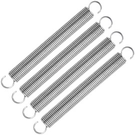 GUNGY Tension Springs with Hooks Stainless Steel Tension Spring Tension Spring 90 mm Outer Diameter 10 mm Wire Diameter 1.1 mm Maximum Tensile Force 2.37 kg 1.1 x 10 x 90 mm 4