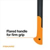 Fiskars 12" Hookaroon - Non-Slip Grip Handle with Pointed, Angled