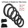Universal 2.50/2.75-10 Dirt Bike Replacement Inner Tubes with Bend Valve
