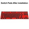 RunJRX Poron Keyboard PCB Foam 68 Layout,Poron Switch Pads 120Pcs