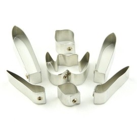 MyTinyWorld Set of 7 Metal Ladys Slipper Parish Orchid Craft Cutters