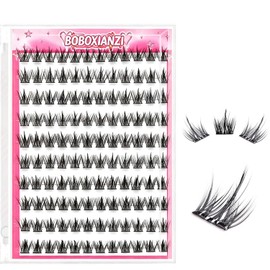 MOICUU False Eyelashes, Partial False Eyelashes, Natural, Lightweight, 3 Seconds, Actress Eyelashes, DIY, Eye Makeup, Strong Adhesion, For Beginners, Students, Women, Large Capacity (Junno Devil)